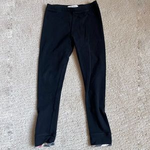 Burberry kids black leggings 6Y